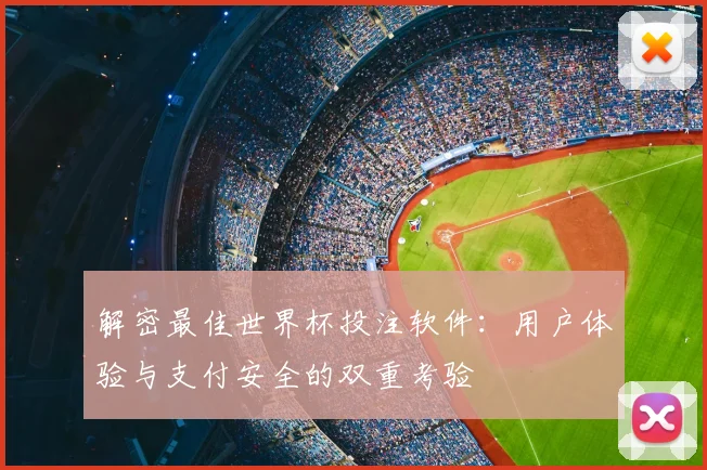 解密最佳世界杯投注软件：用户体验与支付安全的双重考验