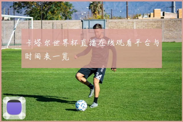 卡塔尔世界杯直播在线观看平台与时间表一览